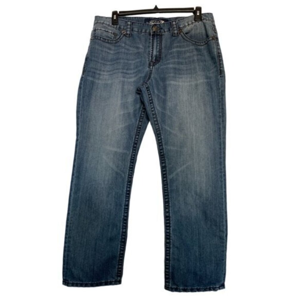 Men's Seven7 Denim Blue Skinny Jeans Size 36x30 GUC #0235